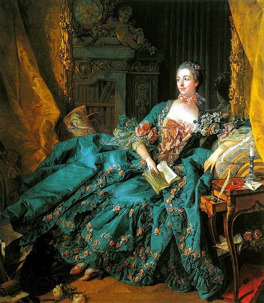 Francois Boucher Portrait of Madame de Pompadour